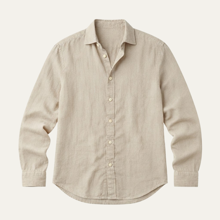 The Sardinia Men's Casual Linen Button Up Shirt