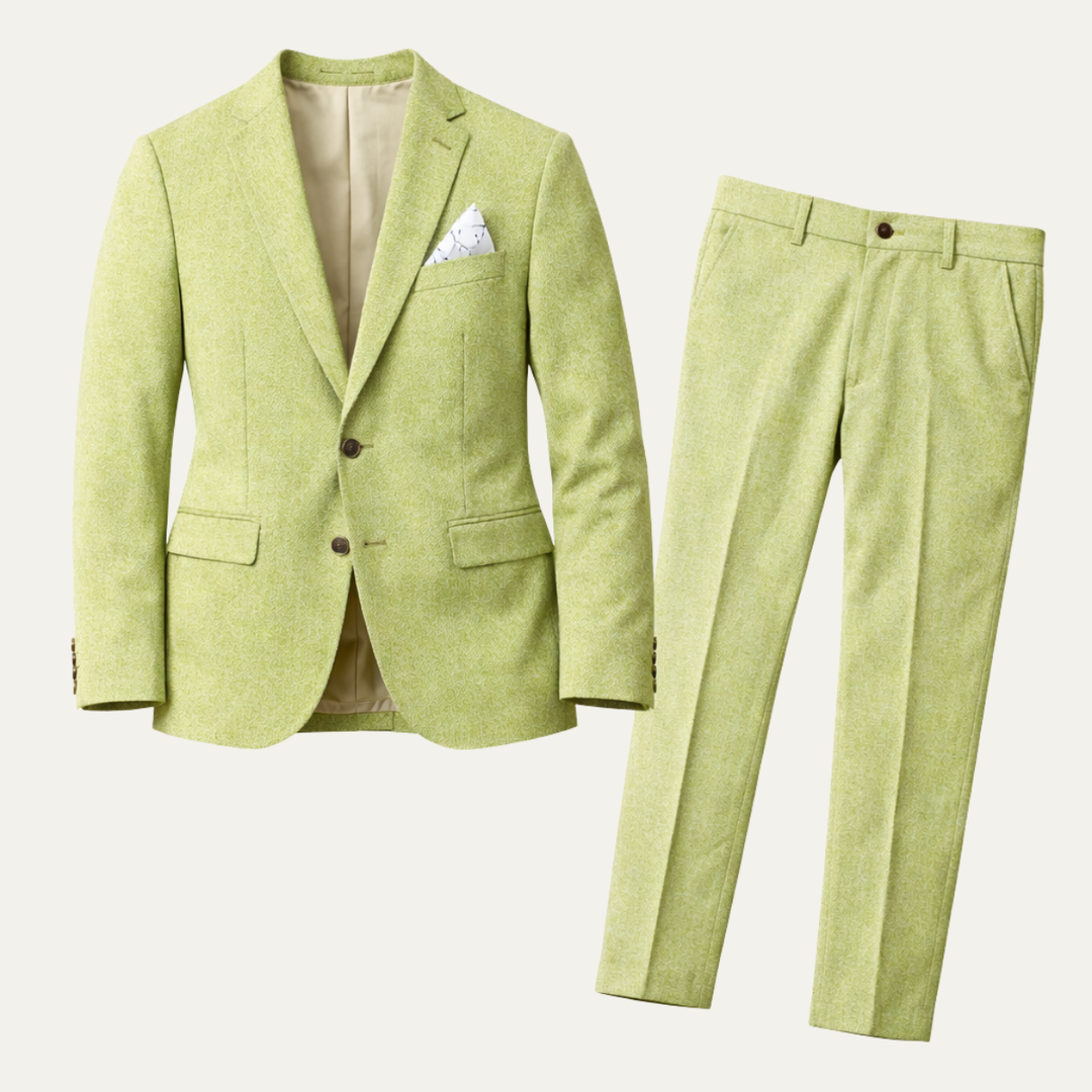 The Kingsford Men’s Luxury Linen Blazer & Pants Set