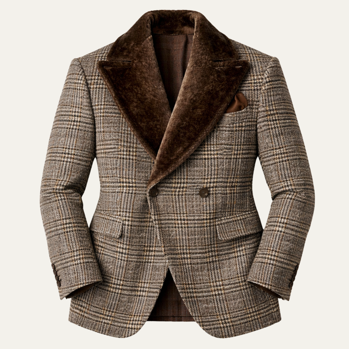 The Deauville Men’s Luxury Double Breasted Business Suit Jacket