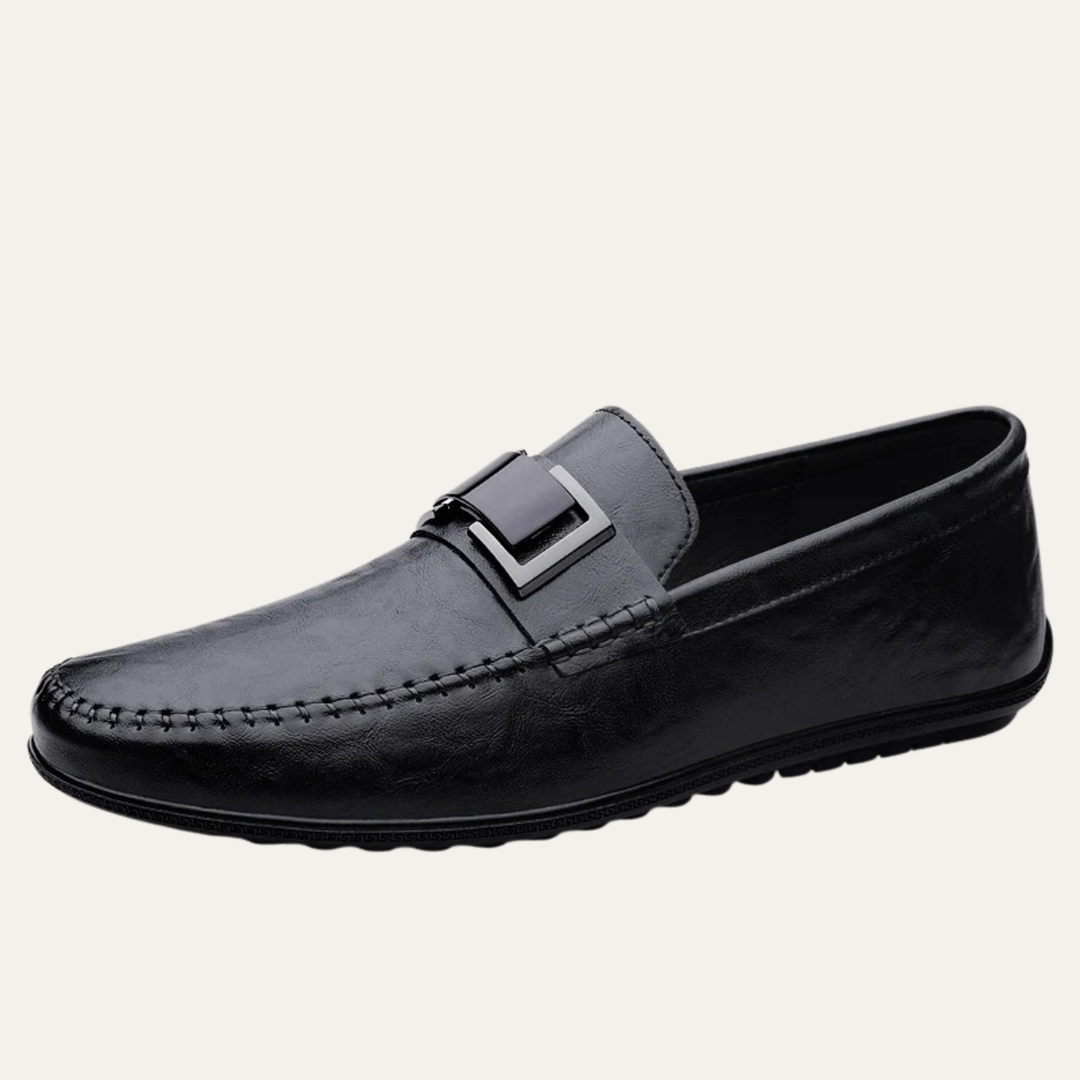 The Willowbend Men's Business Leather Slip On Loafers