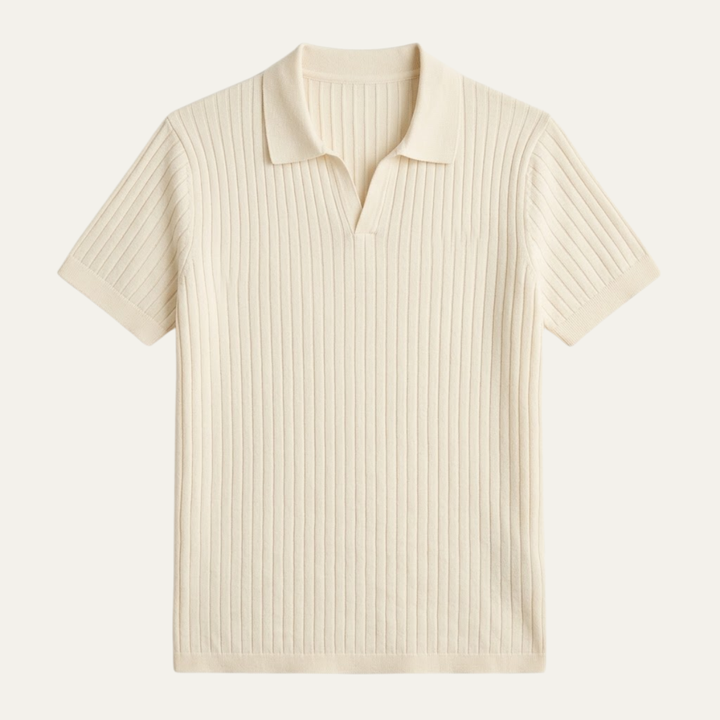 The Ghedi Men's Knit Short Sleeve Polo