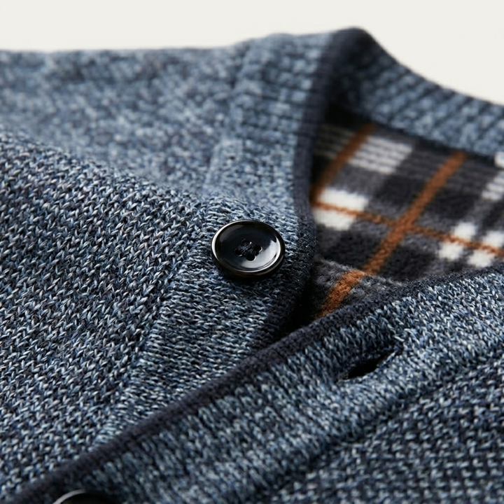 The Inverness Men's Classic Soft Knit Button Cardigan