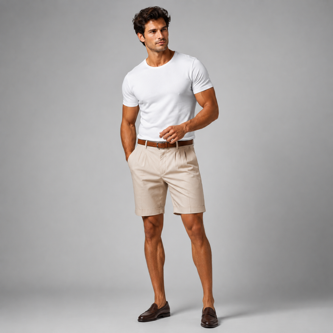 The Henwick Linen Shorts – Tailored Summer Shorts for Men