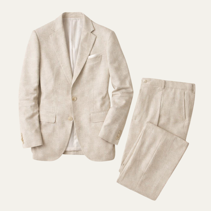 The Highland Ridge Men’s 2 Piece Linen Suit – Blazer & Pants