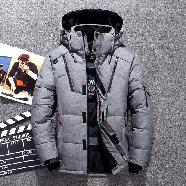 Men's Warm Duck Down Parka Coat