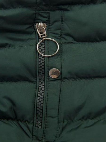Women's Fur Hooded Puffer Coat – Long Quilted Winter Jacket