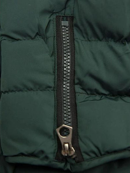 Women's Fur Hooded Puffer Coat – Long Quilted Winter Jacket