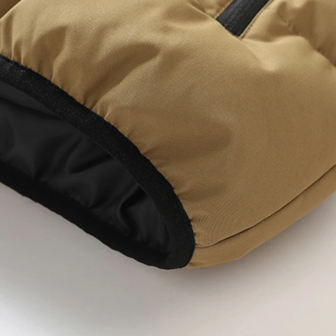 The Cedarfall Men’s Warm Hooded Winter Puffer Vest with Zip Pockets
