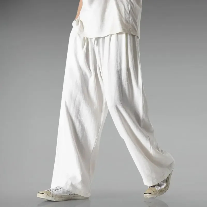 The Riverbend Men's Loose Fit Cotton Linen Pants