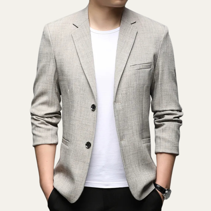 The Mountfield Men’s Slim Fit Casual Business Blazer