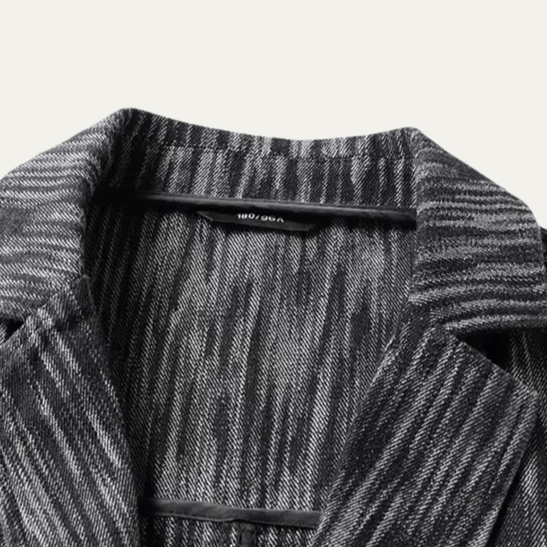 The Silverhill Men’s Relaxed Fit Denim Blazer Suit