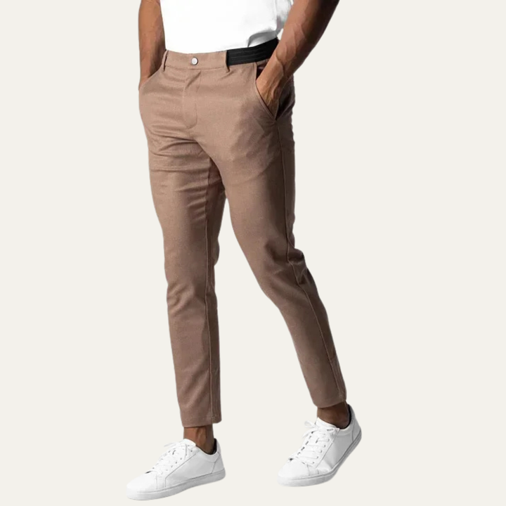 The Caprera Men’s Slim Fit Trendy Stretch Chino Pants