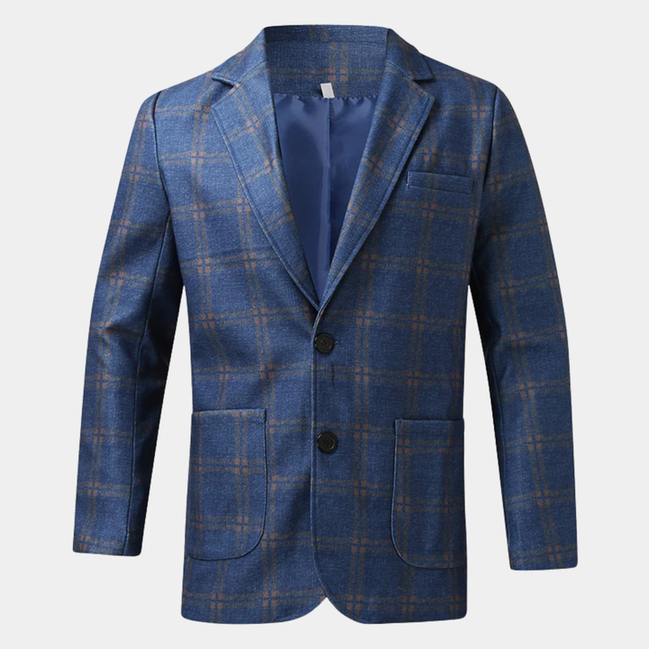 The Willoughby Men’s Classic Tailored Fit Suit Plaid - Wedding Guest Blazer