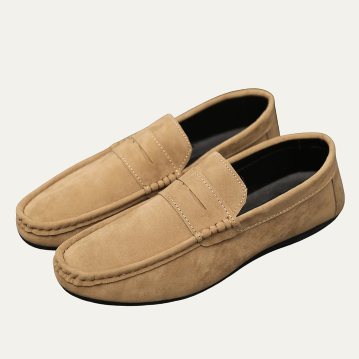 The Marostica Men’s Casual Suede Leather Loafers