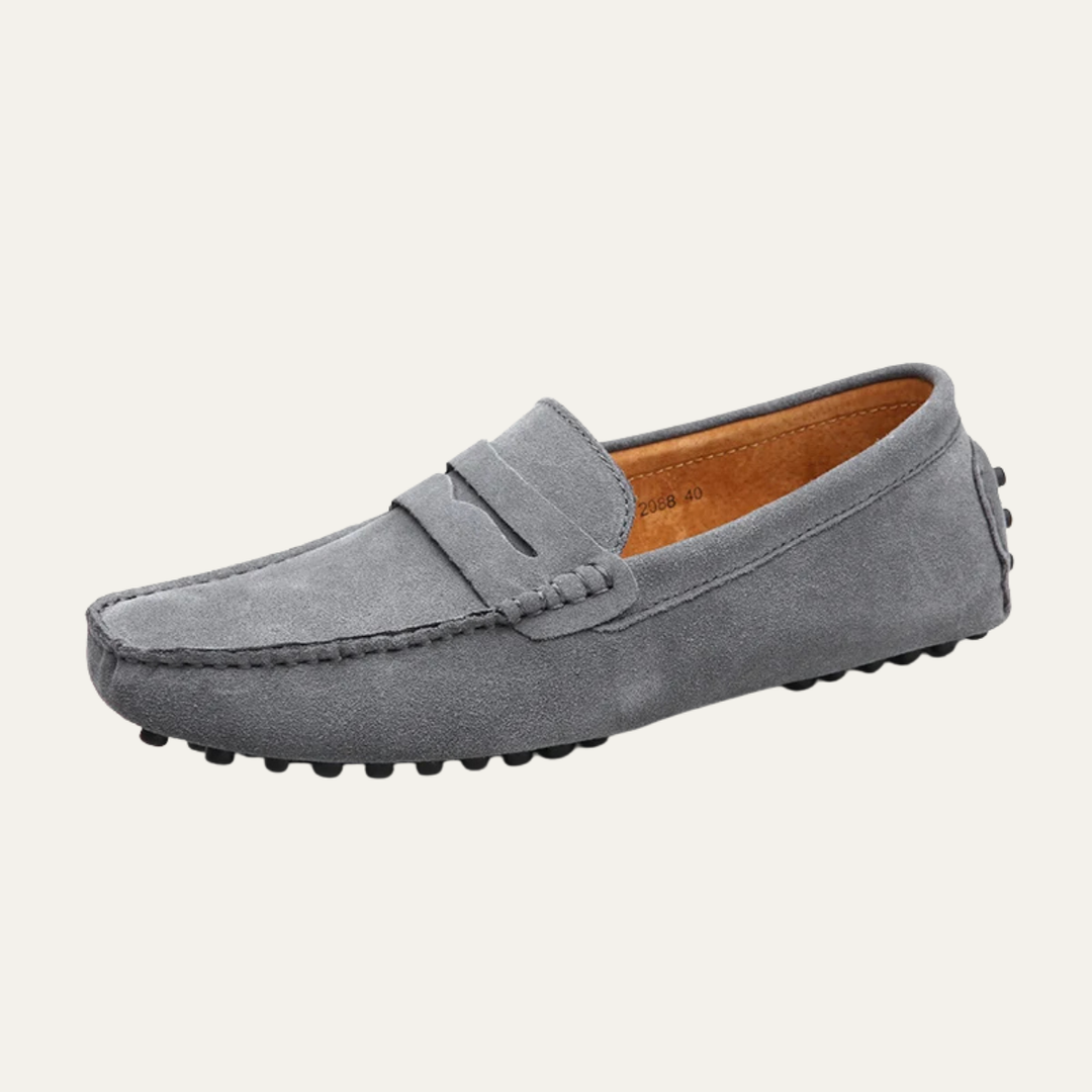 The Asiago Men’s Casual Leather Slip On Loafers