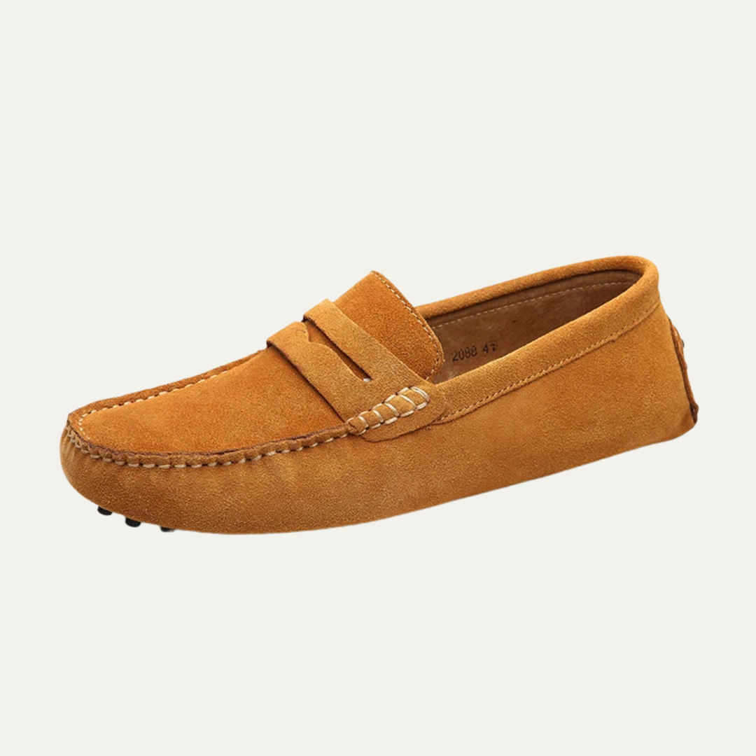 The Asiago Men’s Casual Leather Slip On Loafers