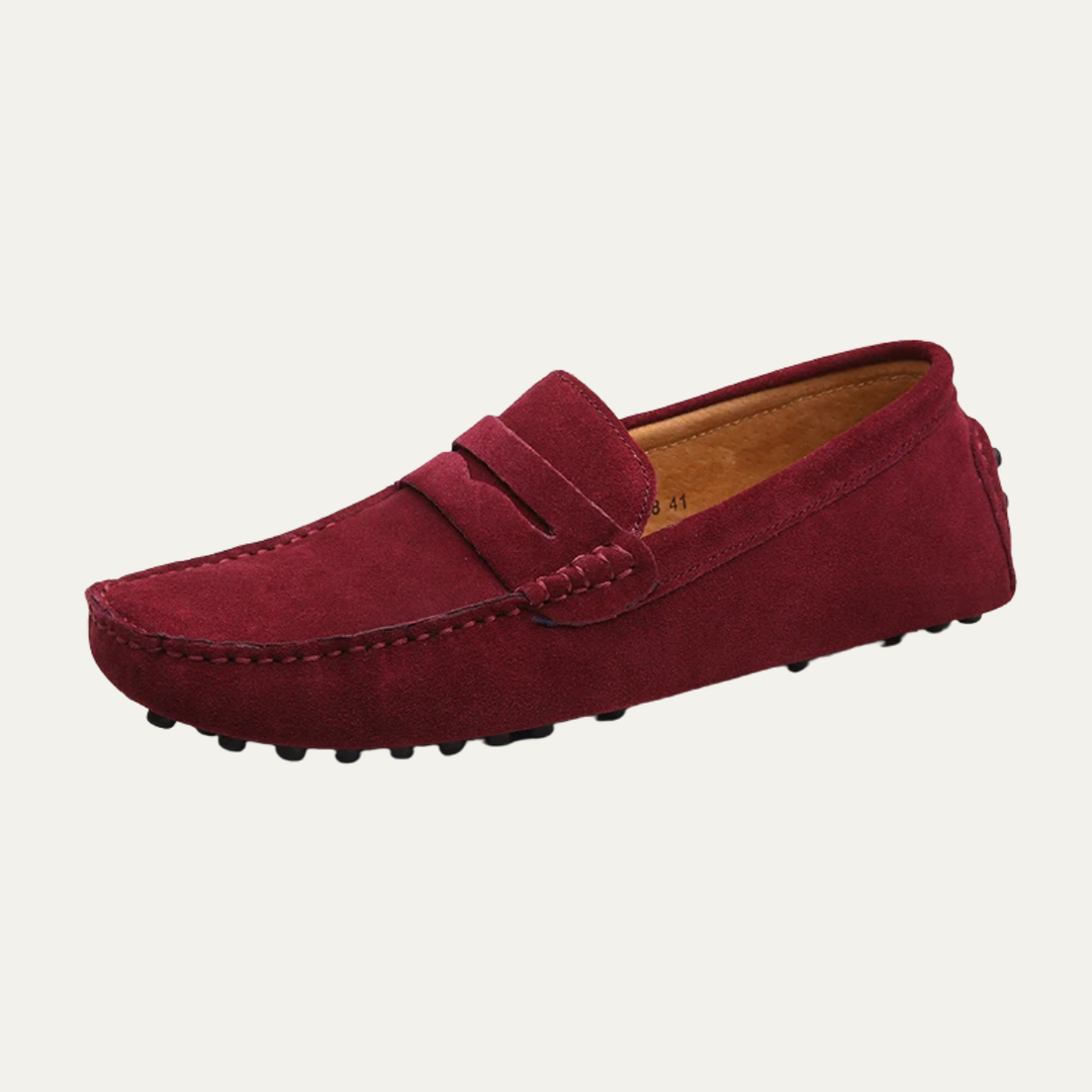 The Asiago Men’s Casual Leather Slip On Loafers