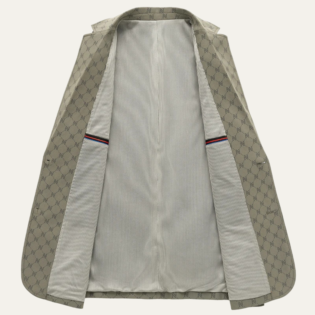 The Sussex Men’s Lightweight Patterned Business Casual Work Jacket