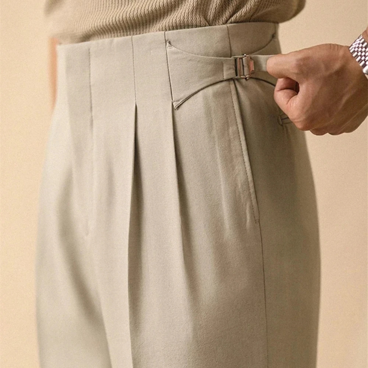 The Pinecrest Ridge Men’s High Waist Straight Leg Business Trousers