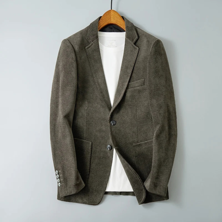 The Timberhill Men’s Thick Fabric Business Slim Fit  Blazer