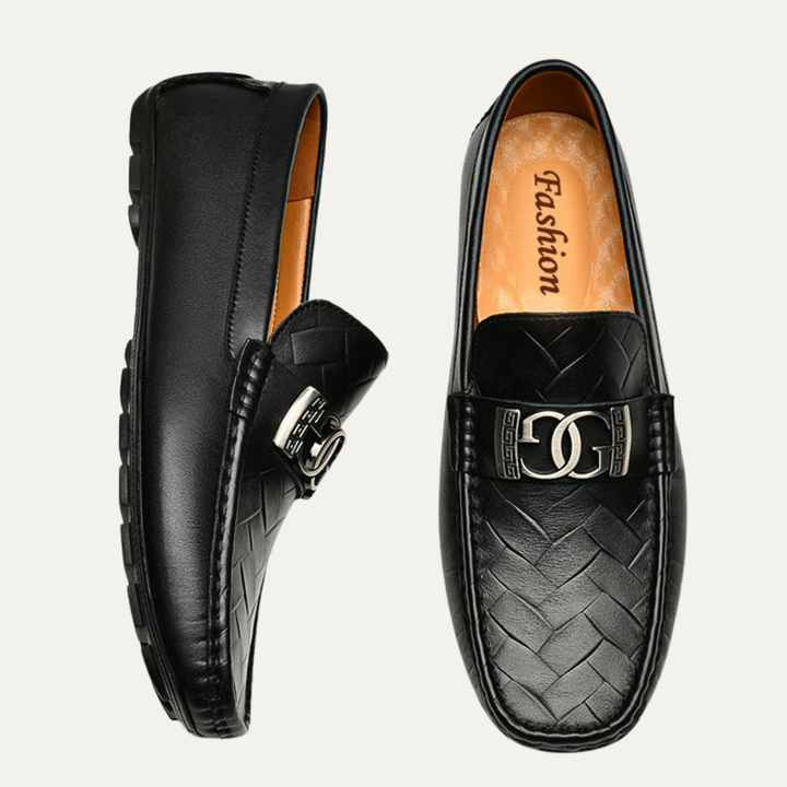 The Oakfield Ridge Men’s Top Grain Cowhide Leather Slip On Loafers
