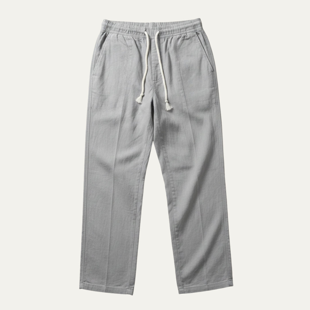 The Pinebrook Park Men’s Loose Cotton Linen Drawstring Pants