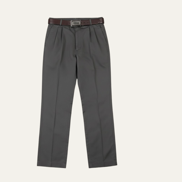The Briarcliff Park Men’s Classic Casual Double Pleated Straight Leg Pants