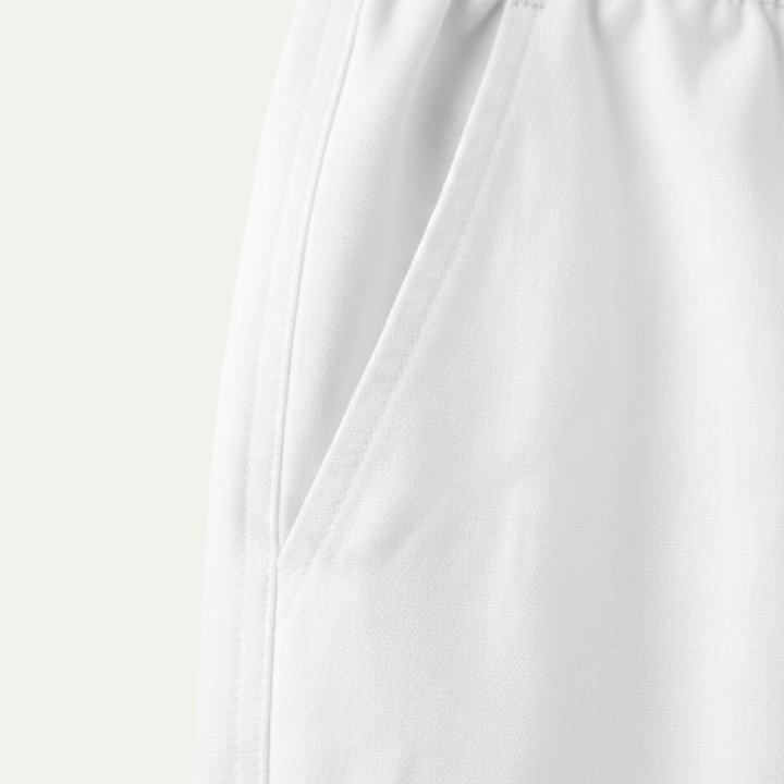 The Meadowwater Men’s Loose Fit Cotton Linen Drawstring Pants