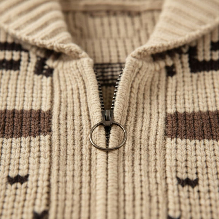 The Serravalle Men’s Button Up Knit Cashmere Shawl Collar Cardigan