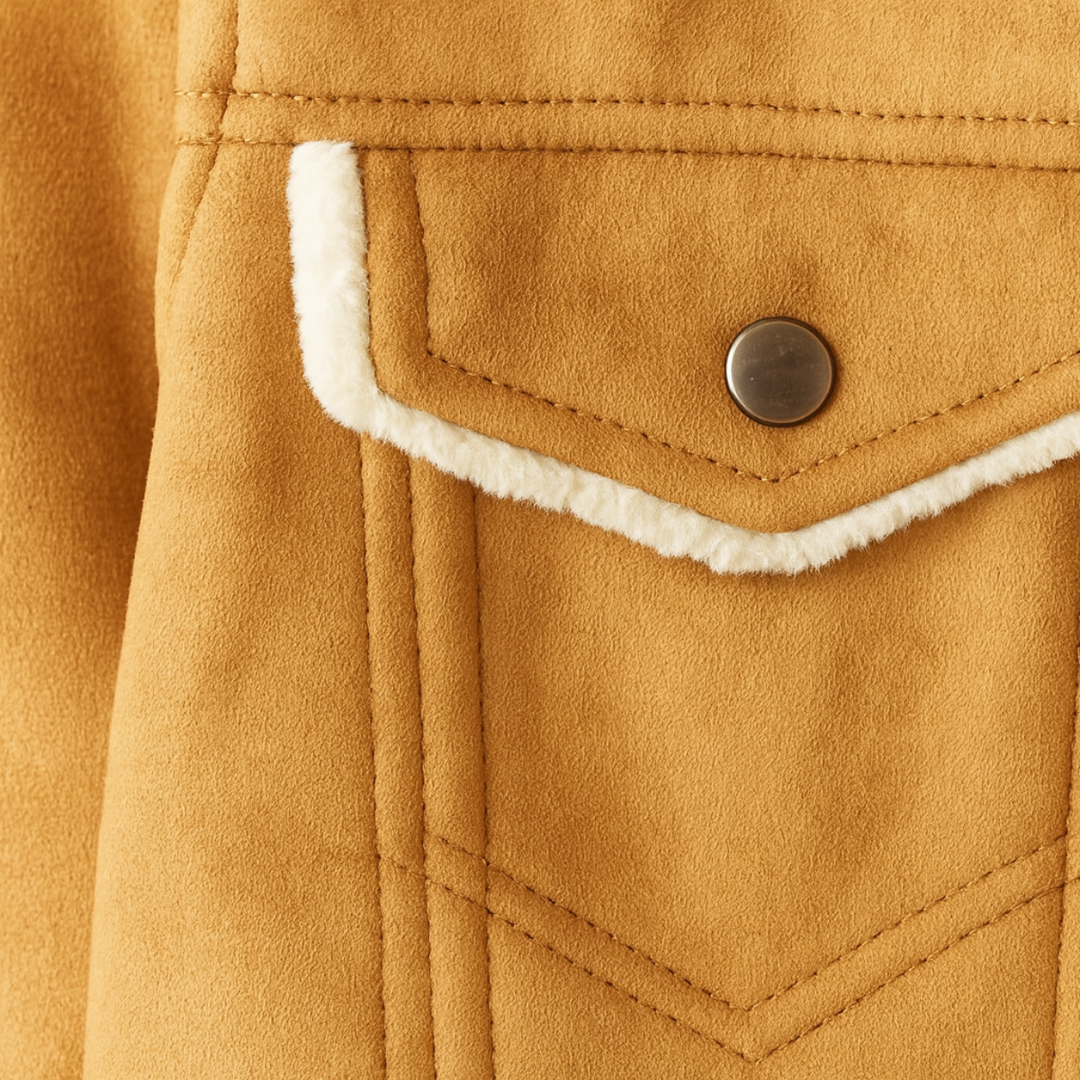 The Quebec Fleece Lined Faux Leather Jacket for Men