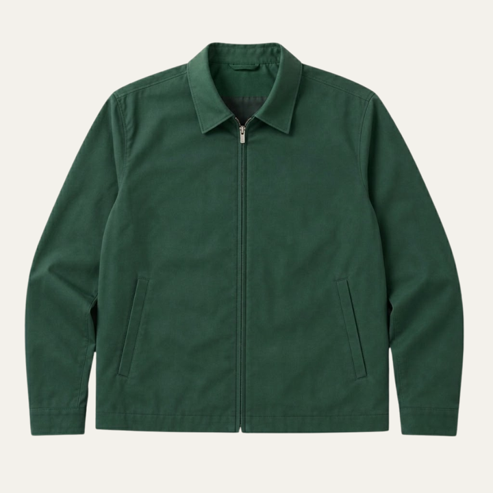 The Oakridge Men’s Harrington Lightweight Zip Up Jacket