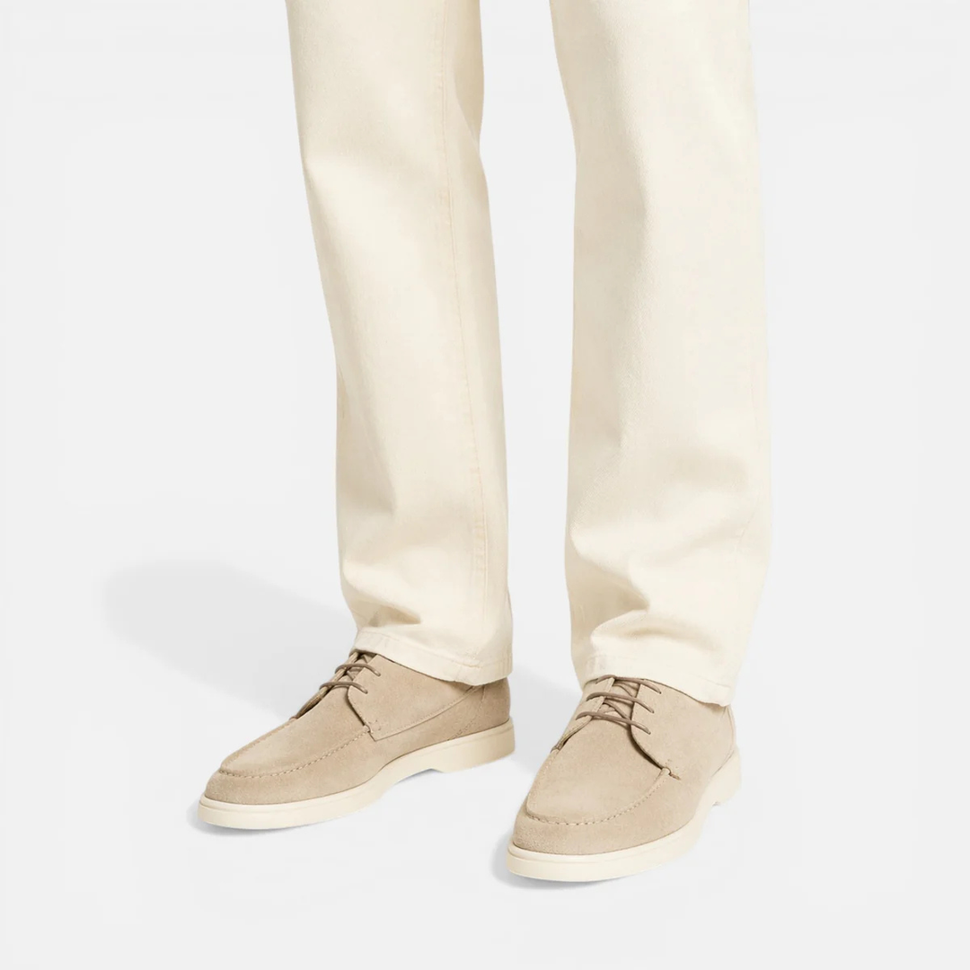 Men's Suede Lace-Up Dress Shoes