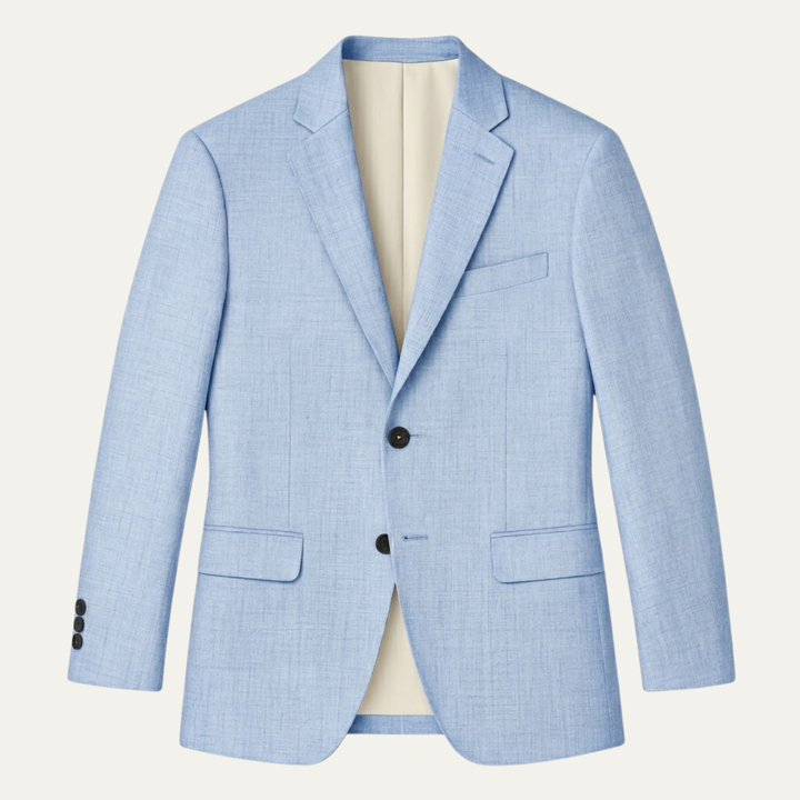 The Brenton Men's Smart Casual Slim Fit Cotton Blazer - Wedding Guest