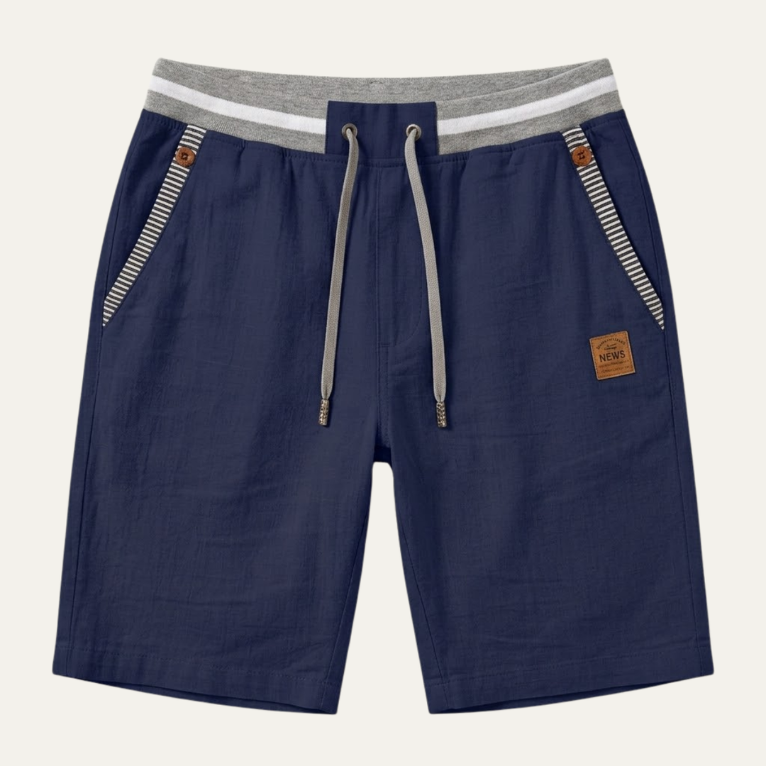 The Sacramento Men's Drawstring Linen Summer Shorts