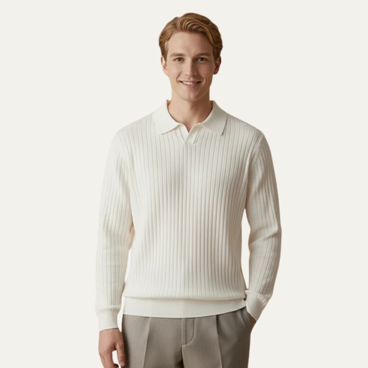 Men’s Ribbed Knit Sweater