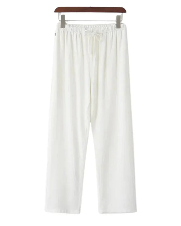 The Hudson Men's Relaxed Fit Linen Drawstring Pants