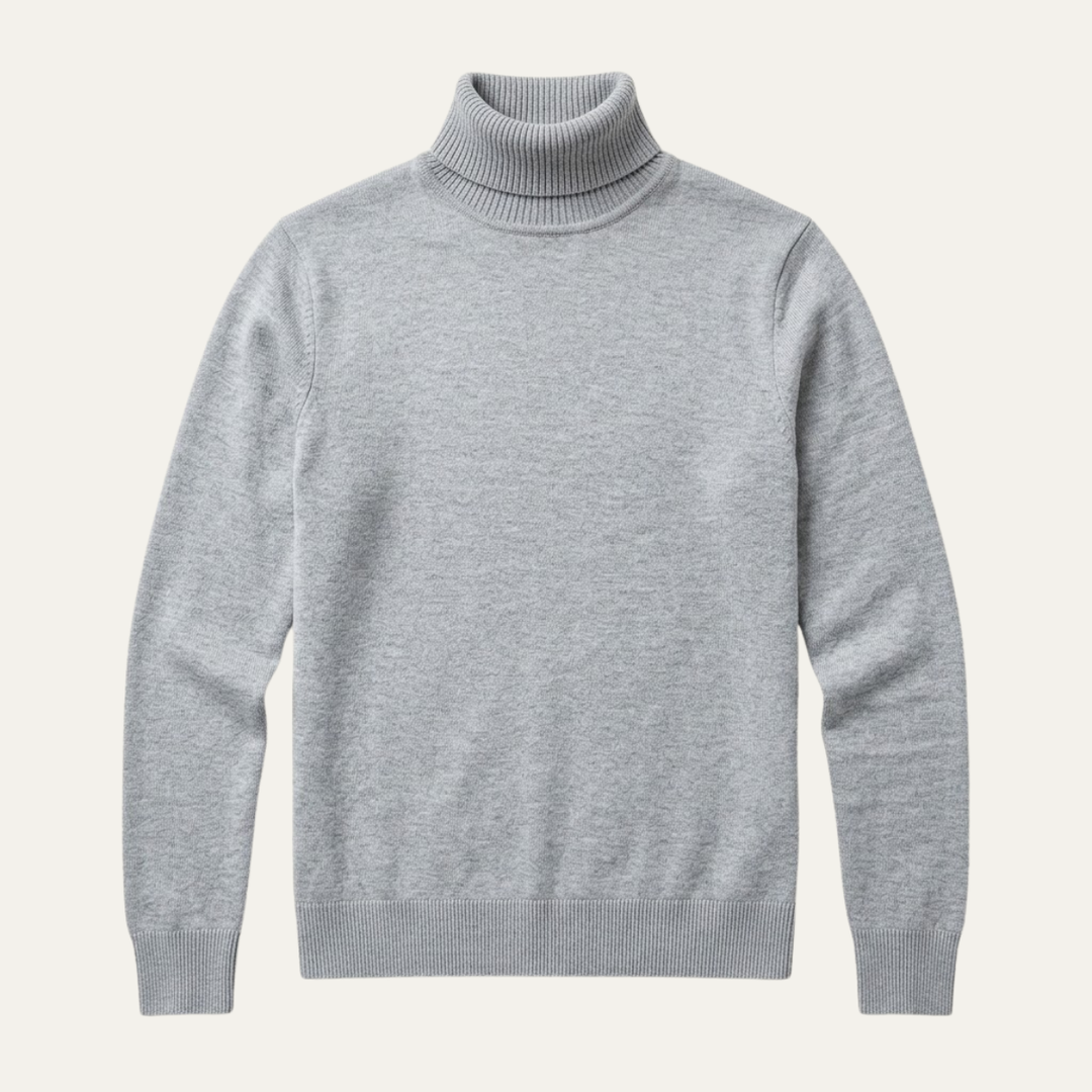 The Banbury Men's Classic Turtleneck Knit Sweater