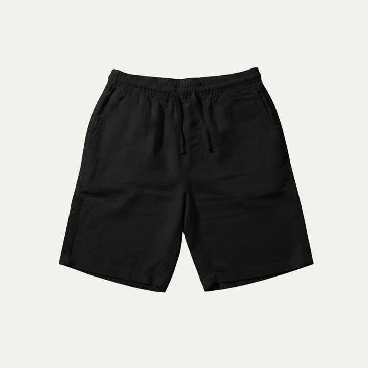Linen Summer Drawstring Shorts Men