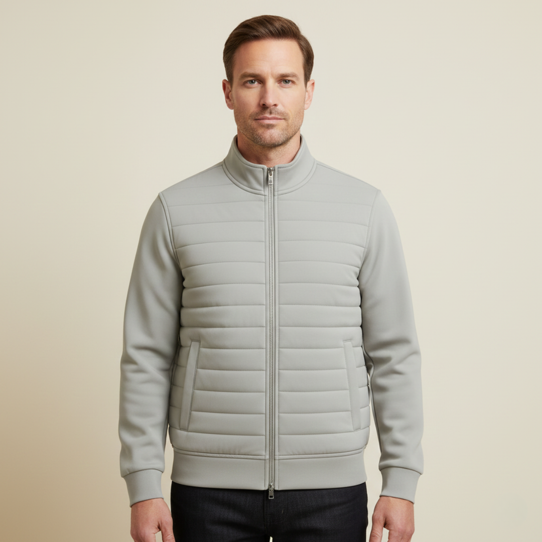 The Copenhagen Elegant Quilted Puffer Coat – Men’s Lightweight Jacket