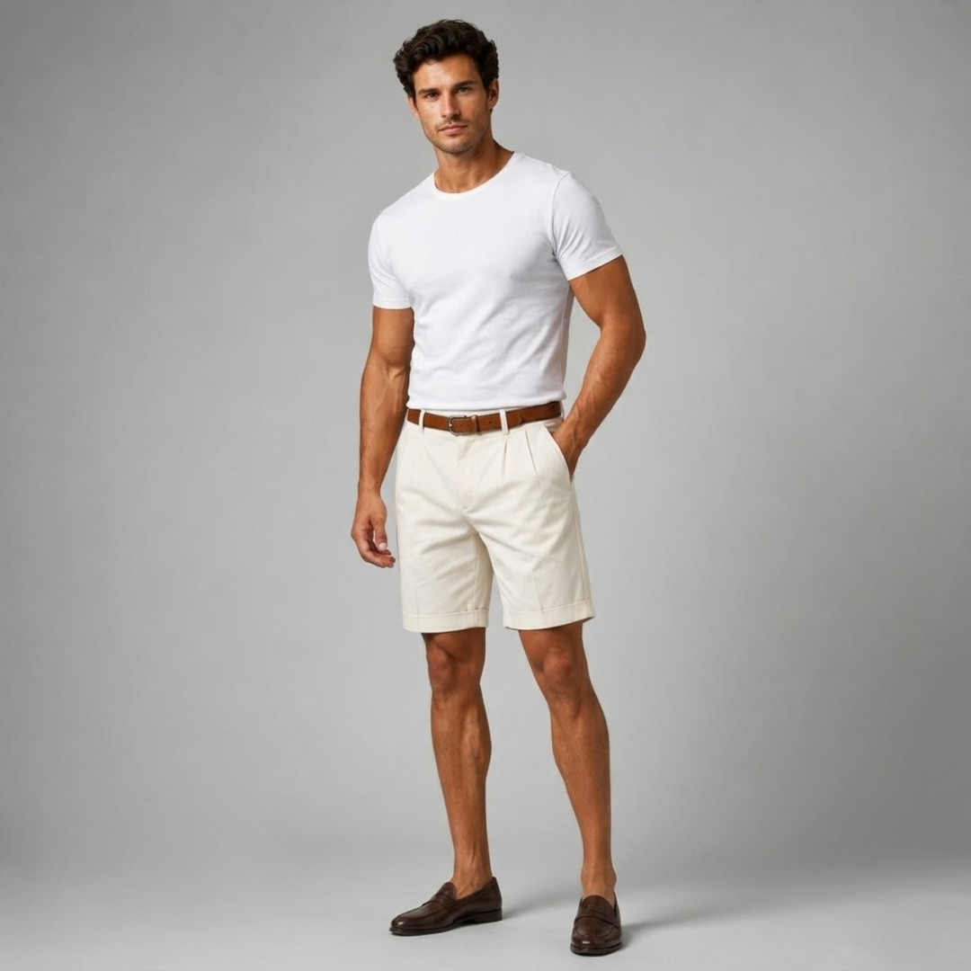 The Henwick Linen Shorts – Tailored Summer Shorts for Men