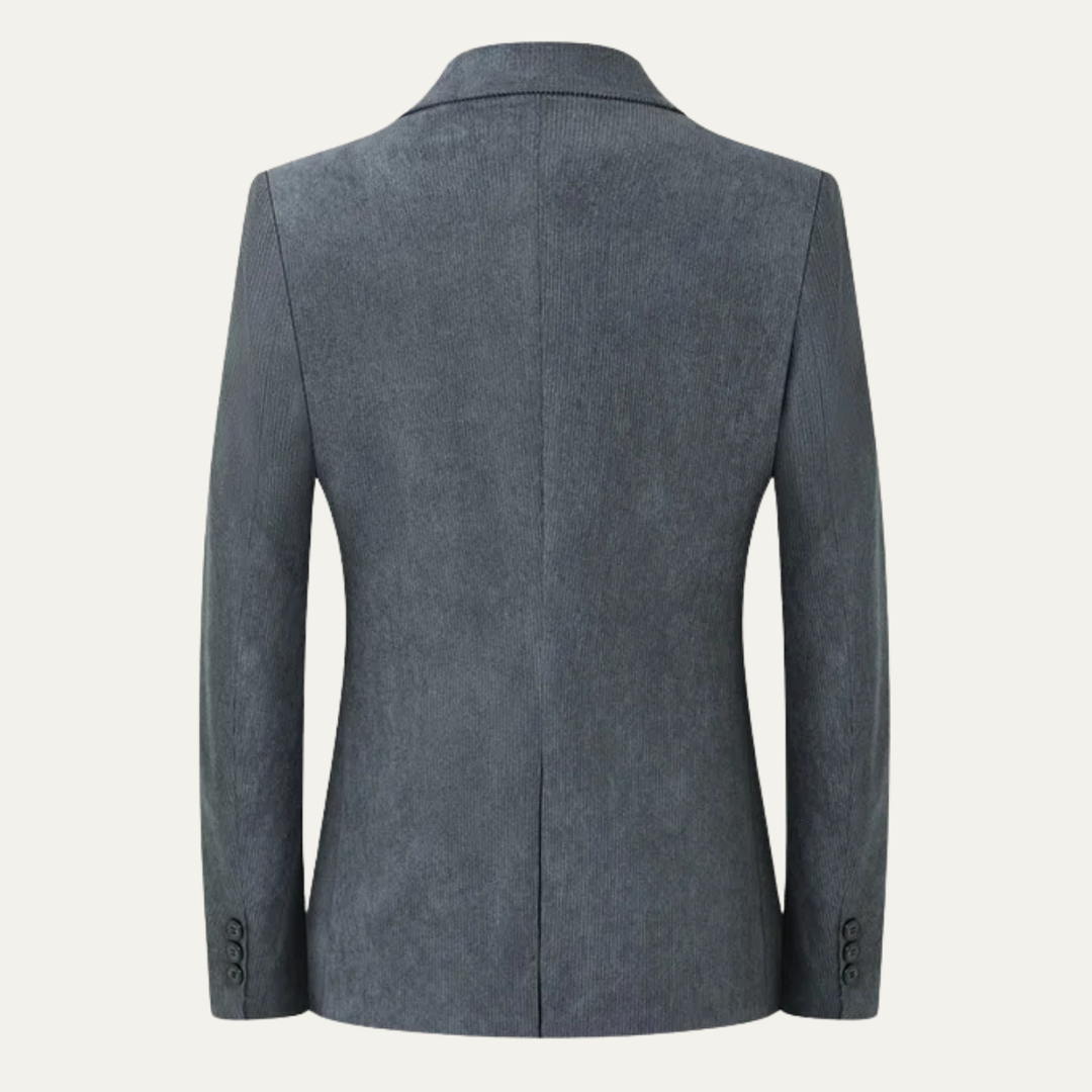 The Stratford Hill Men’s Business Casual Corduroy Blazer Jacket