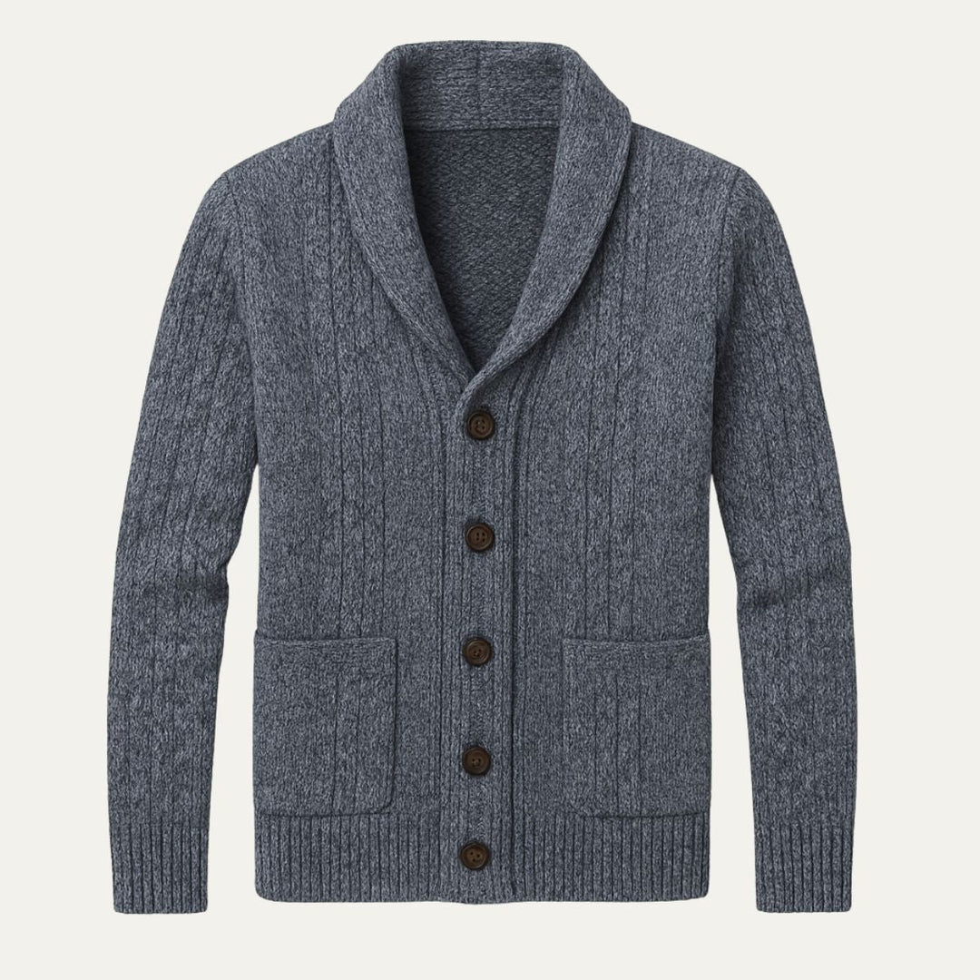 The Winchester 100% Cashmere Cardigan for Men