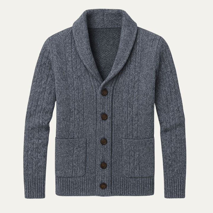 The Winchester 100% Cashmere Cardigan for Men