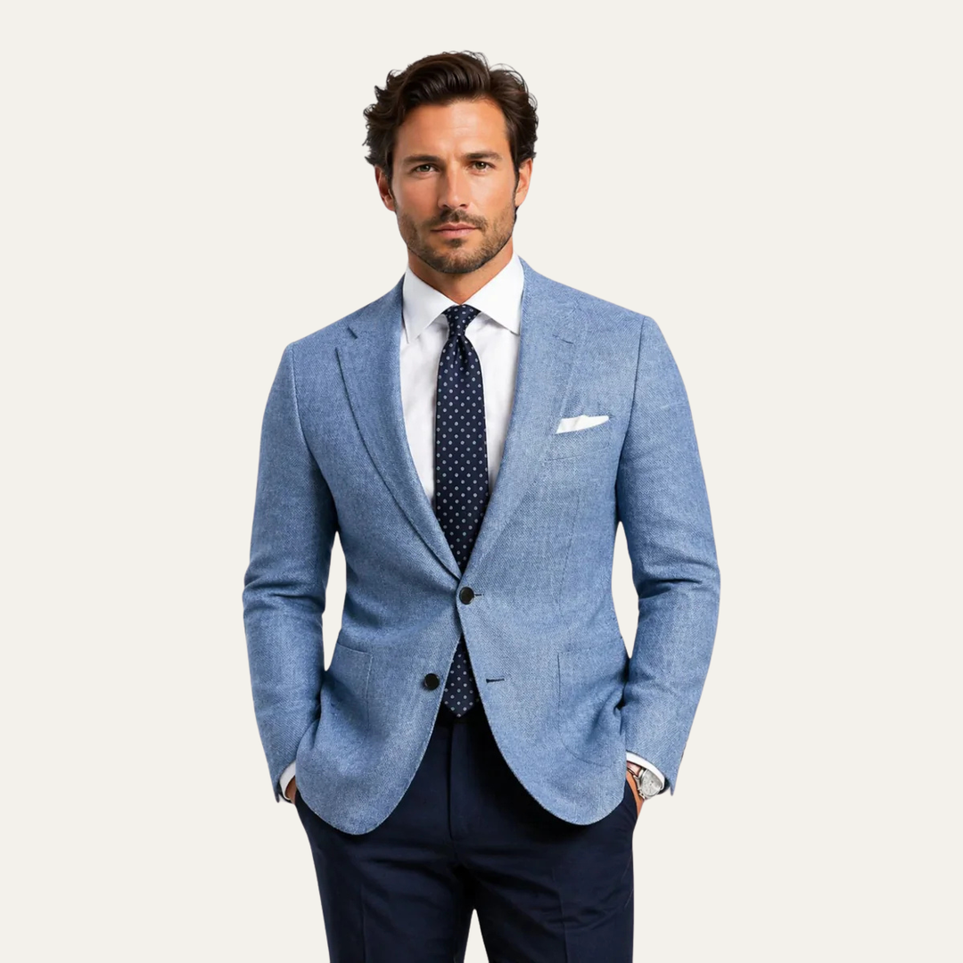 The Langford Men’s Linen Blazer - Slim Fit Jacket
