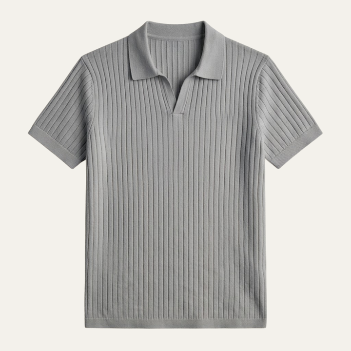 The Ghedi Men's Knit Short Sleeve Polo