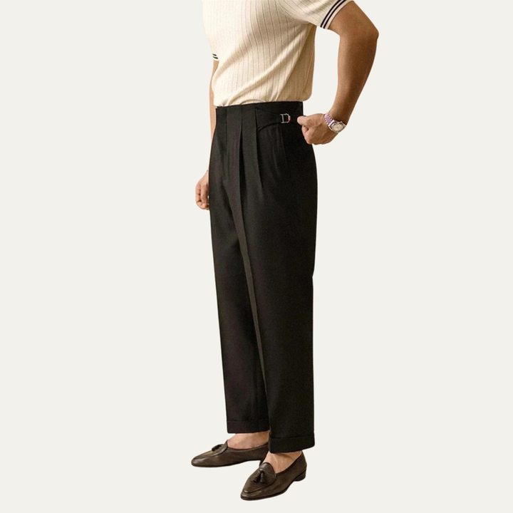 The Pinecrest Ridge Men’s High Waist Straight Leg Business Trousers