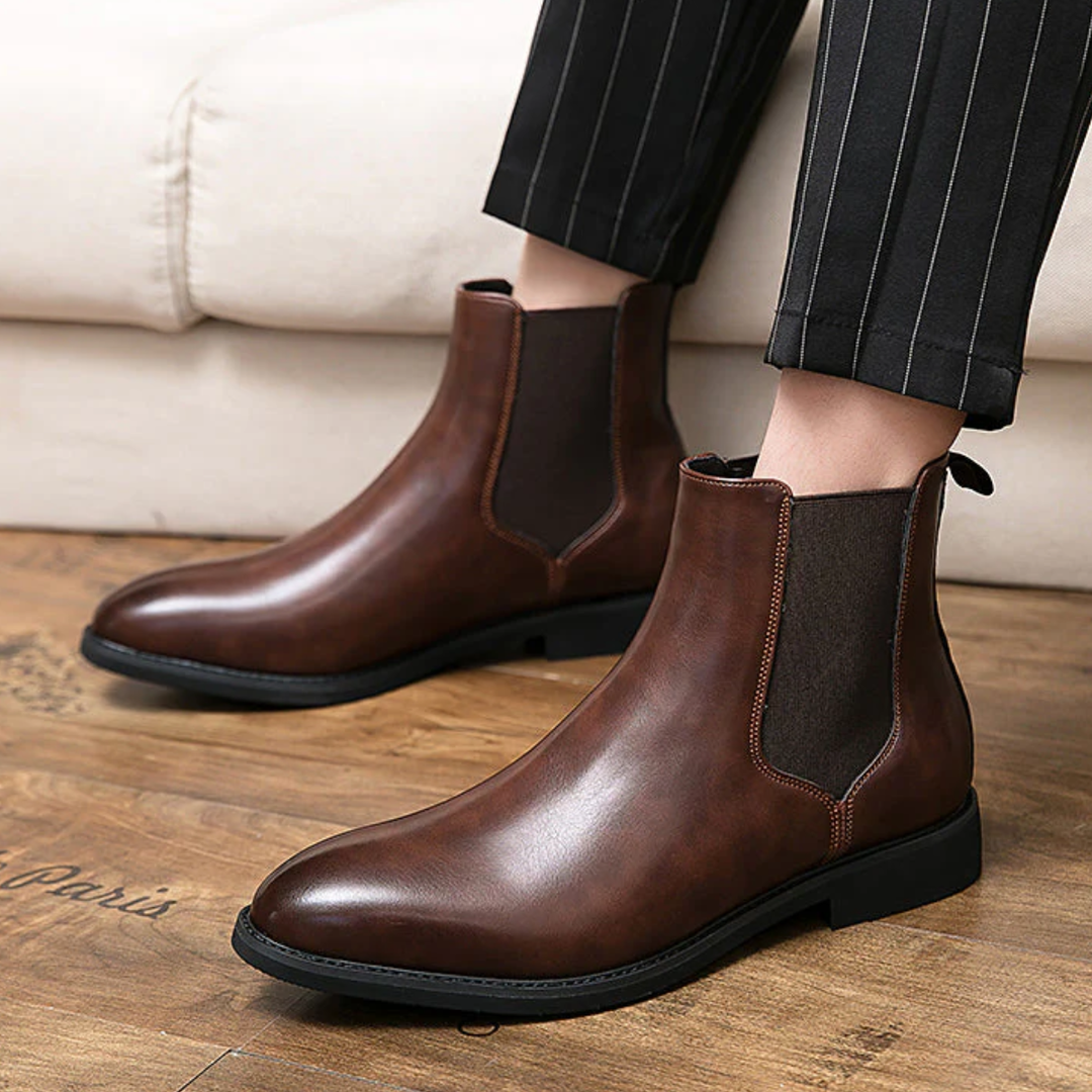 The Ivrea Men's Leather Chelsea Boots