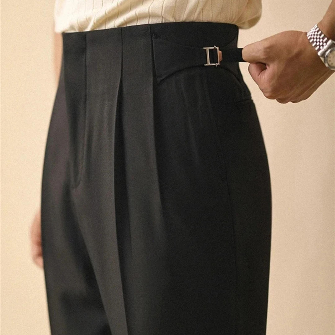 The Pinecrest Ridge Men’s High Waist Straight Leg Business Trousers
