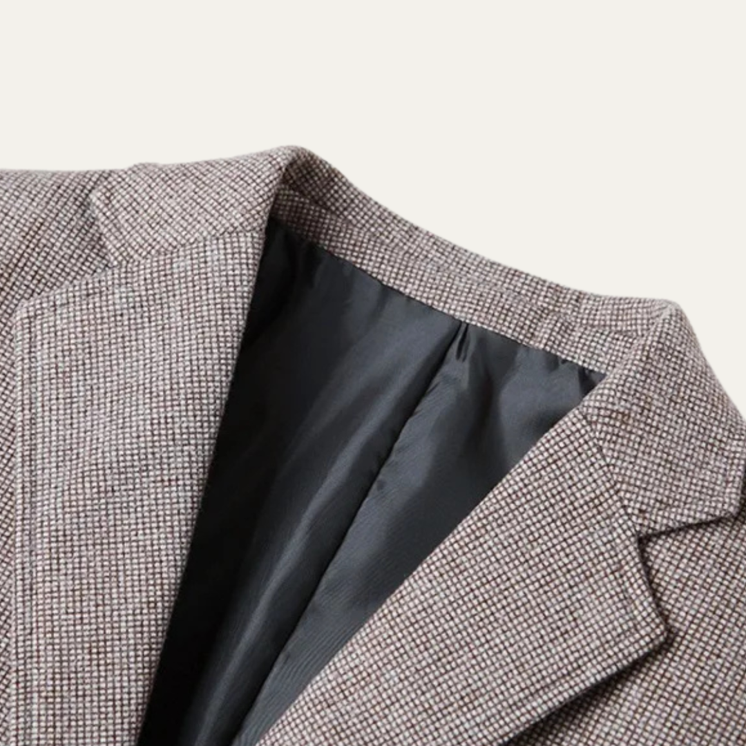 The Greenfield Men's Smart Casual Single Breasted Suit Blazer