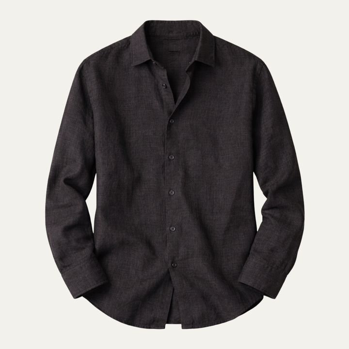 The Del Mar Men’s Lightweight Breathable Summer Linen Shirt